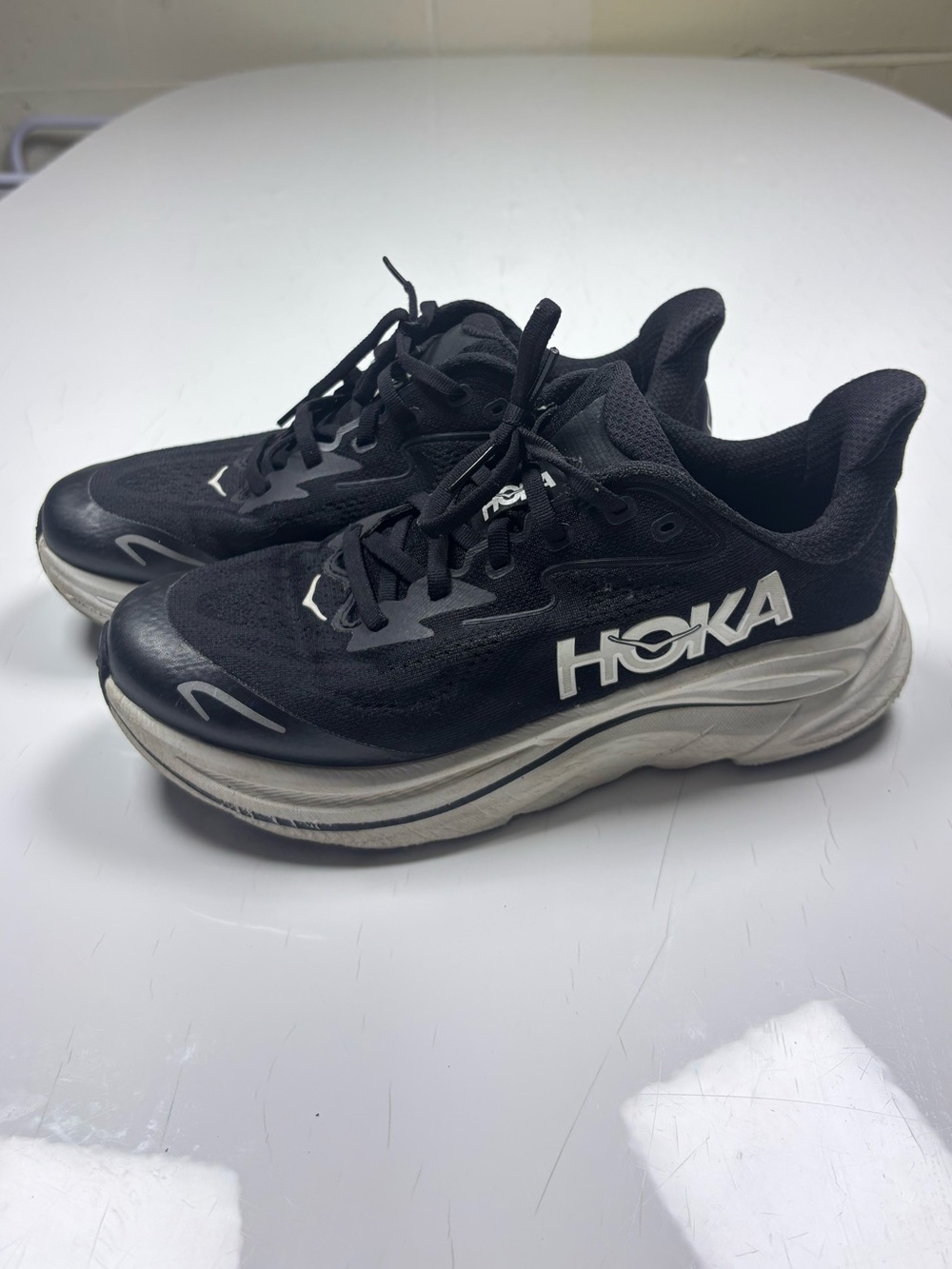 Hoka Kids Sneakers in Black and White